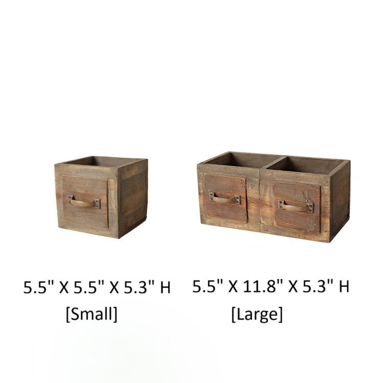 Farmhouse Wooden Box for Succulents or Flowers
