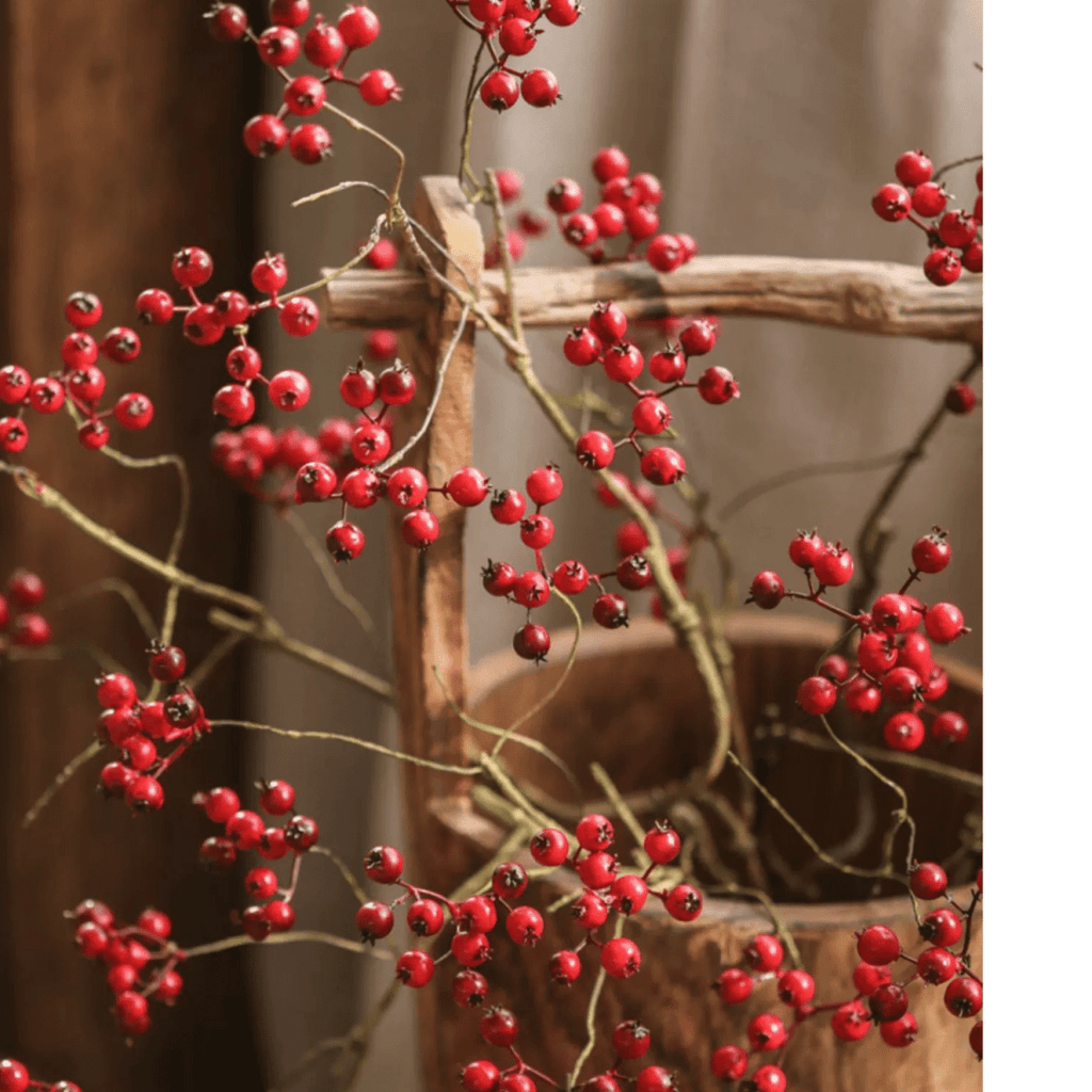 Mini Fruit Berry Stem 30" Tall