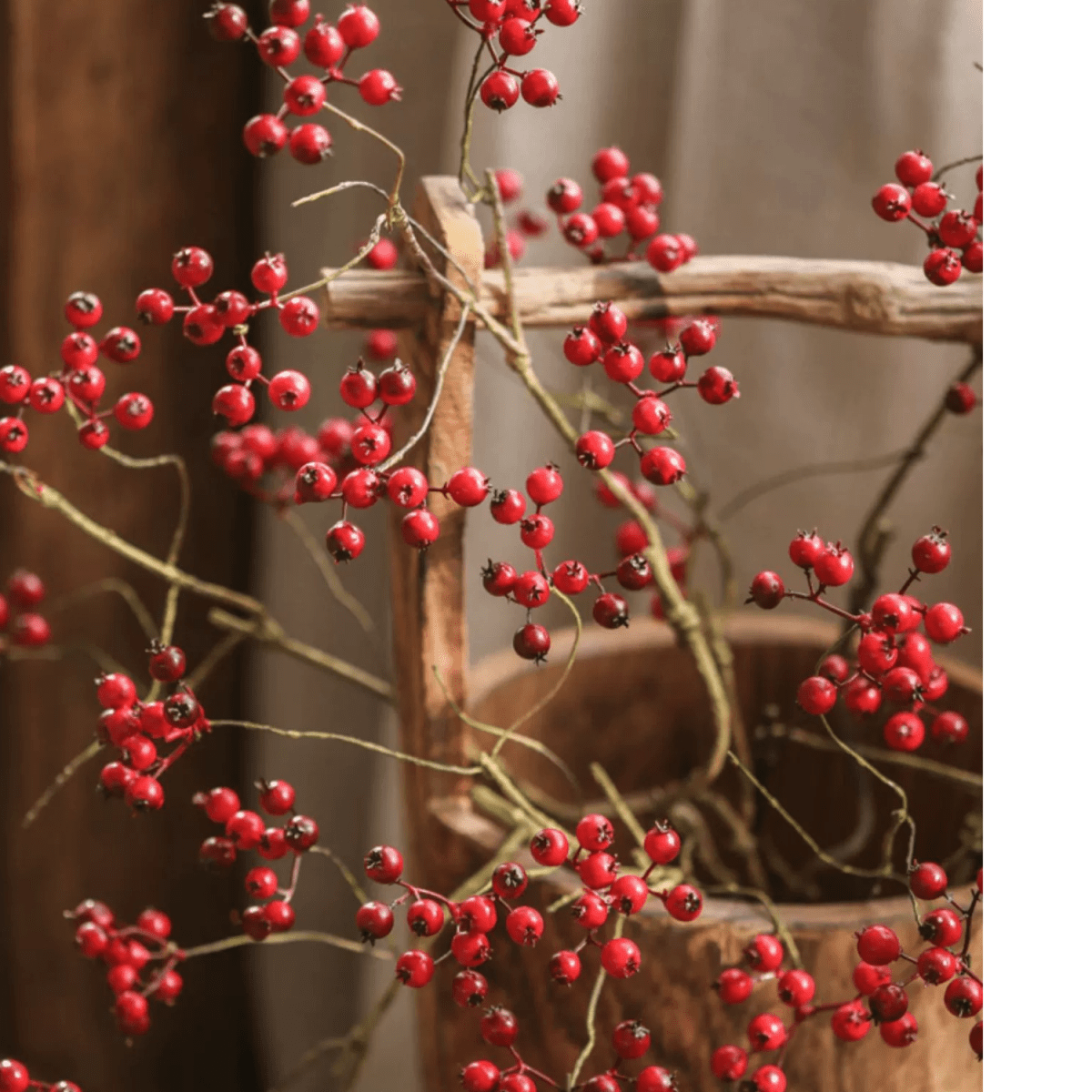 Mini Fruit Berry Stem 30" Tall