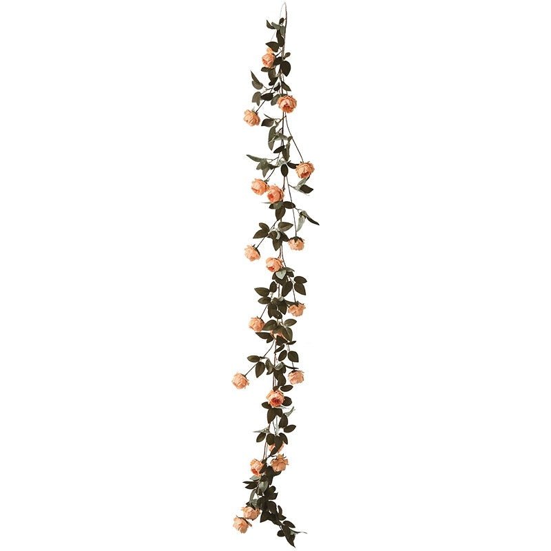 Artificial Small Peony Flower Vine 65" Long