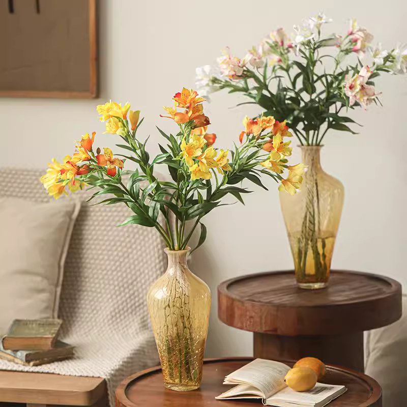 Artificial Peruvian Lily Stem 29.5" Tall