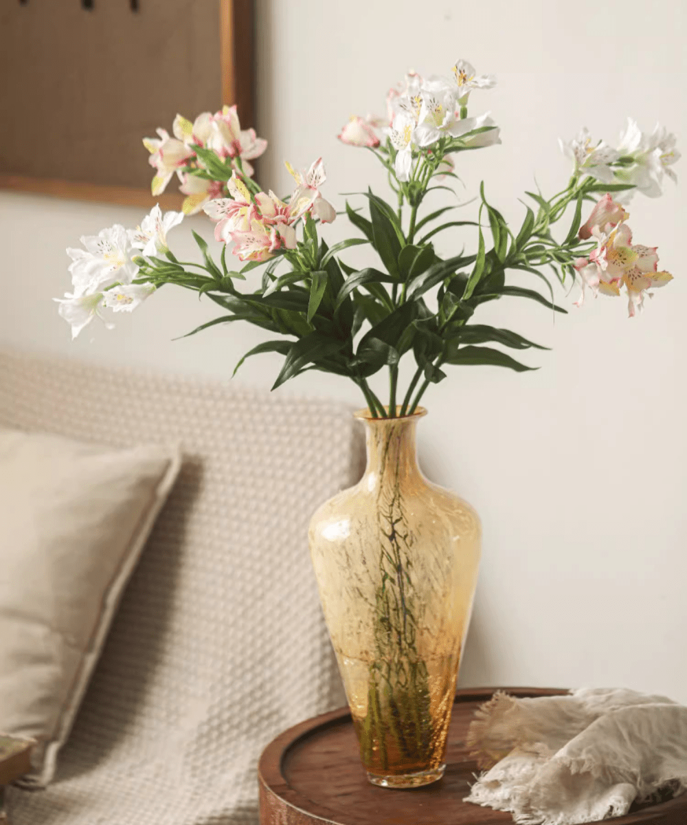 Artificial Peruvian Lily Stem 29.5" Tall