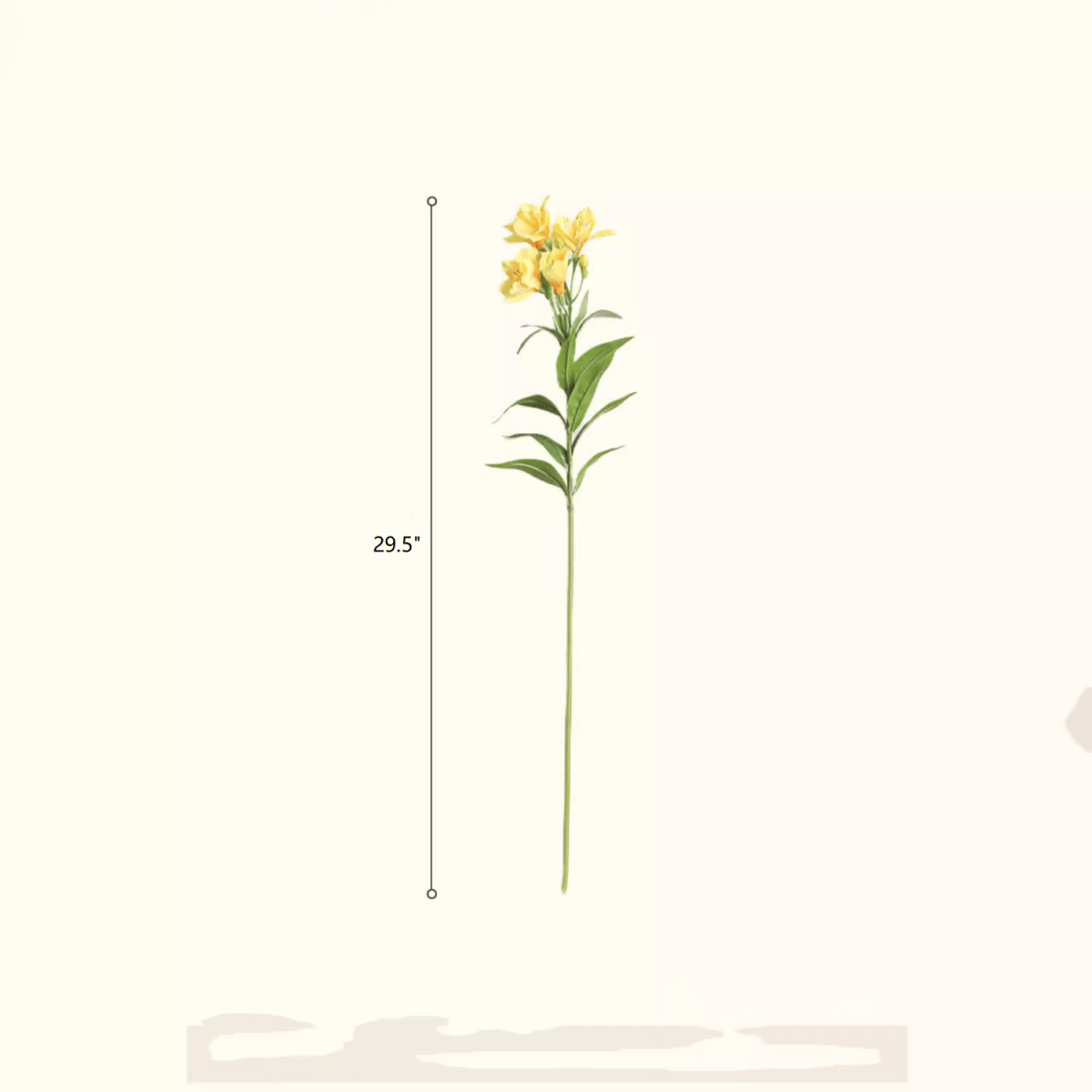 Artificial Peruvian Lily Stem 29.5" Tall