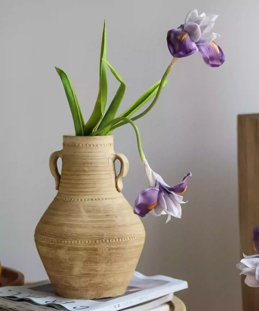 Purple Iris Stem 22" Tall