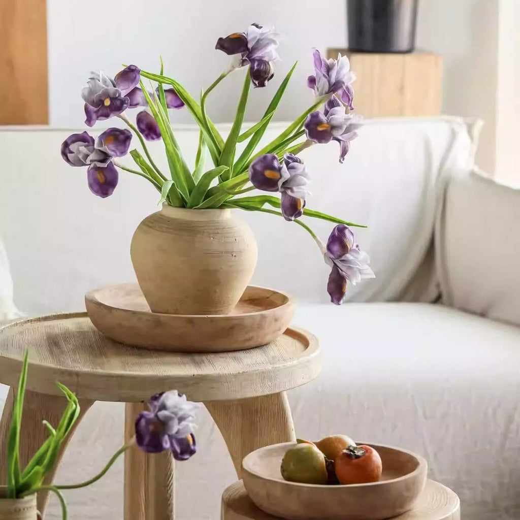 Purple Iris Stem 22" Tall