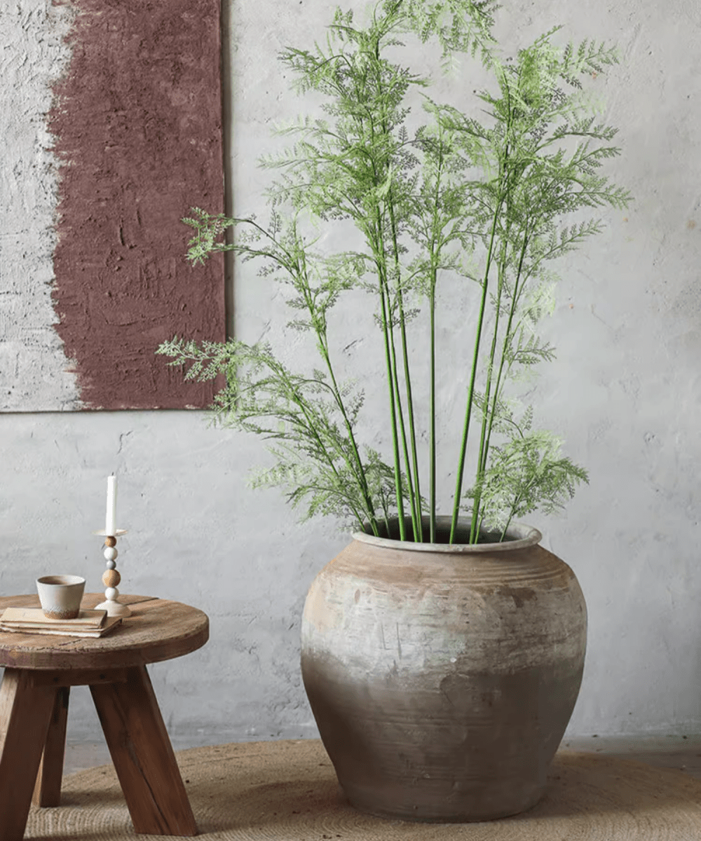 Round Earthenware Pot