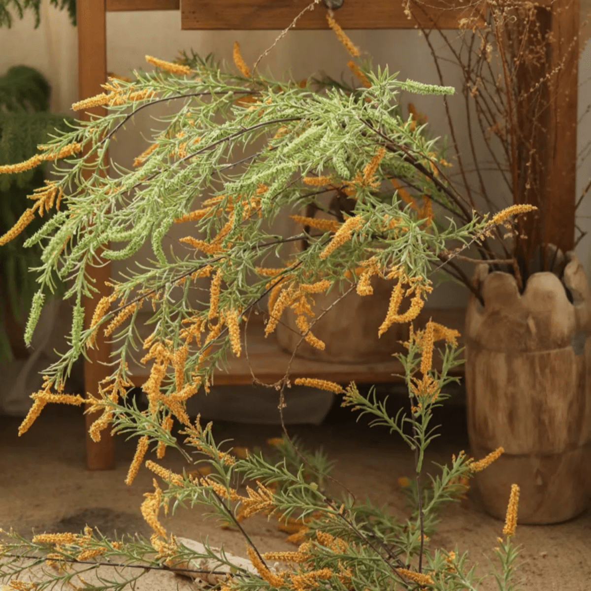Artificial Large Rosemary Stem 49" Tall