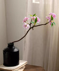 Small Peach Blossom Flower Stem 16.5" Tall