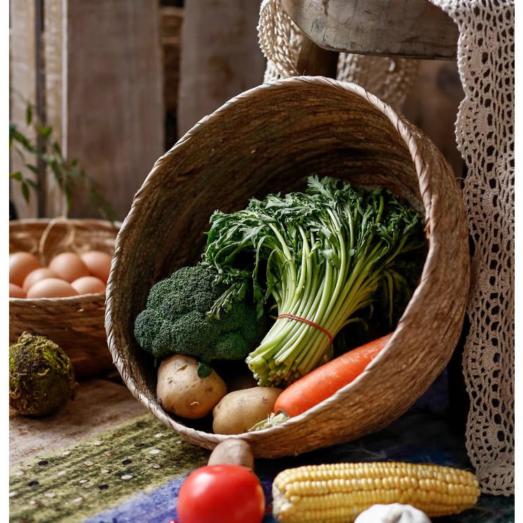 Seagrass Bowl Basket for Storage or Display