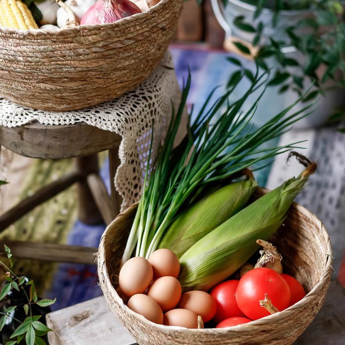 Seagrass Bowl Basket for Storage or Display