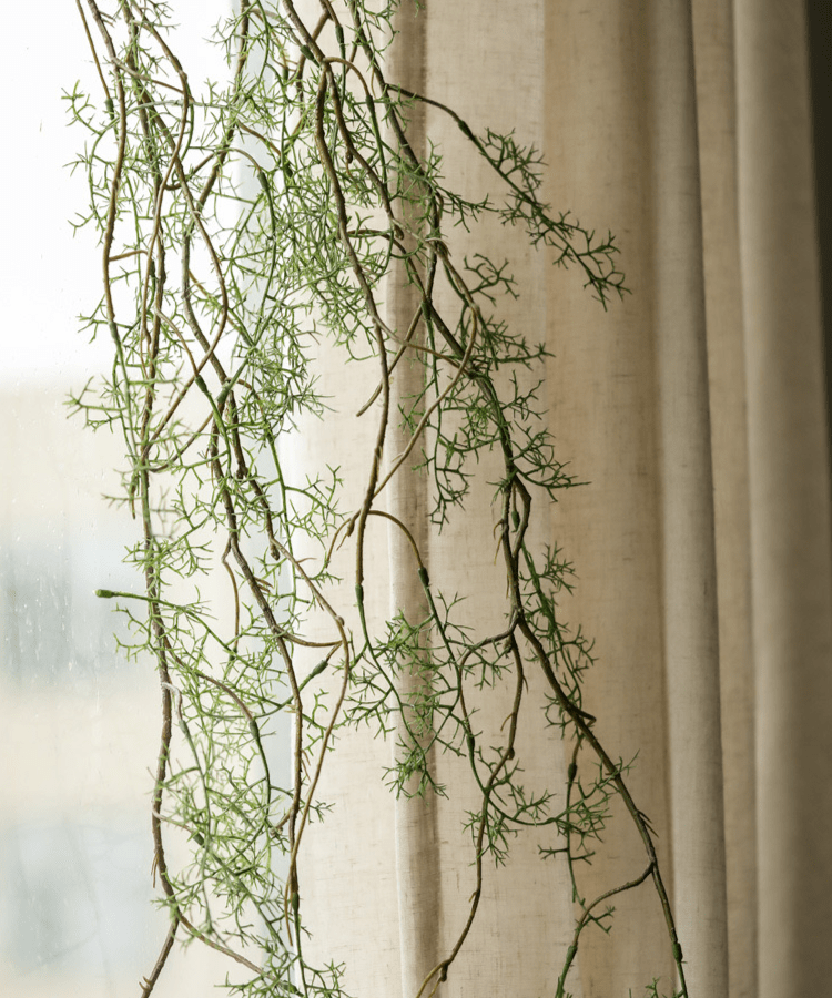 Artificial Rattan Vine Decorative Myriad Strands 55" Long