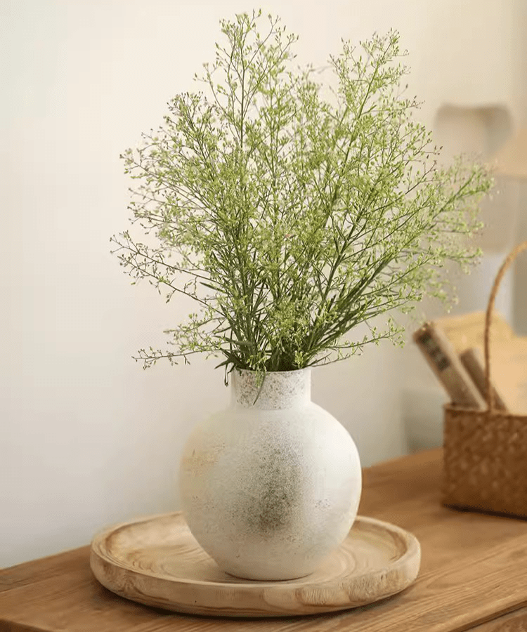 Watertight Coarse Round-Body Ceramic Vase