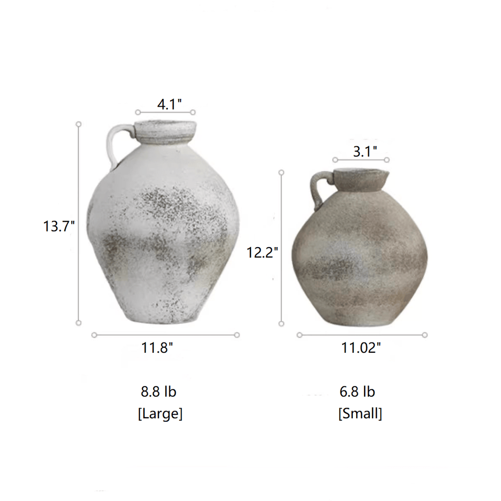 Watertight One Handle Pottery Vase