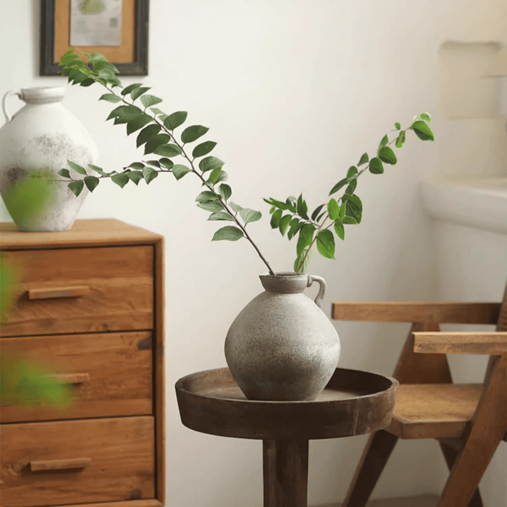 Watertight One Handle Pottery Vase