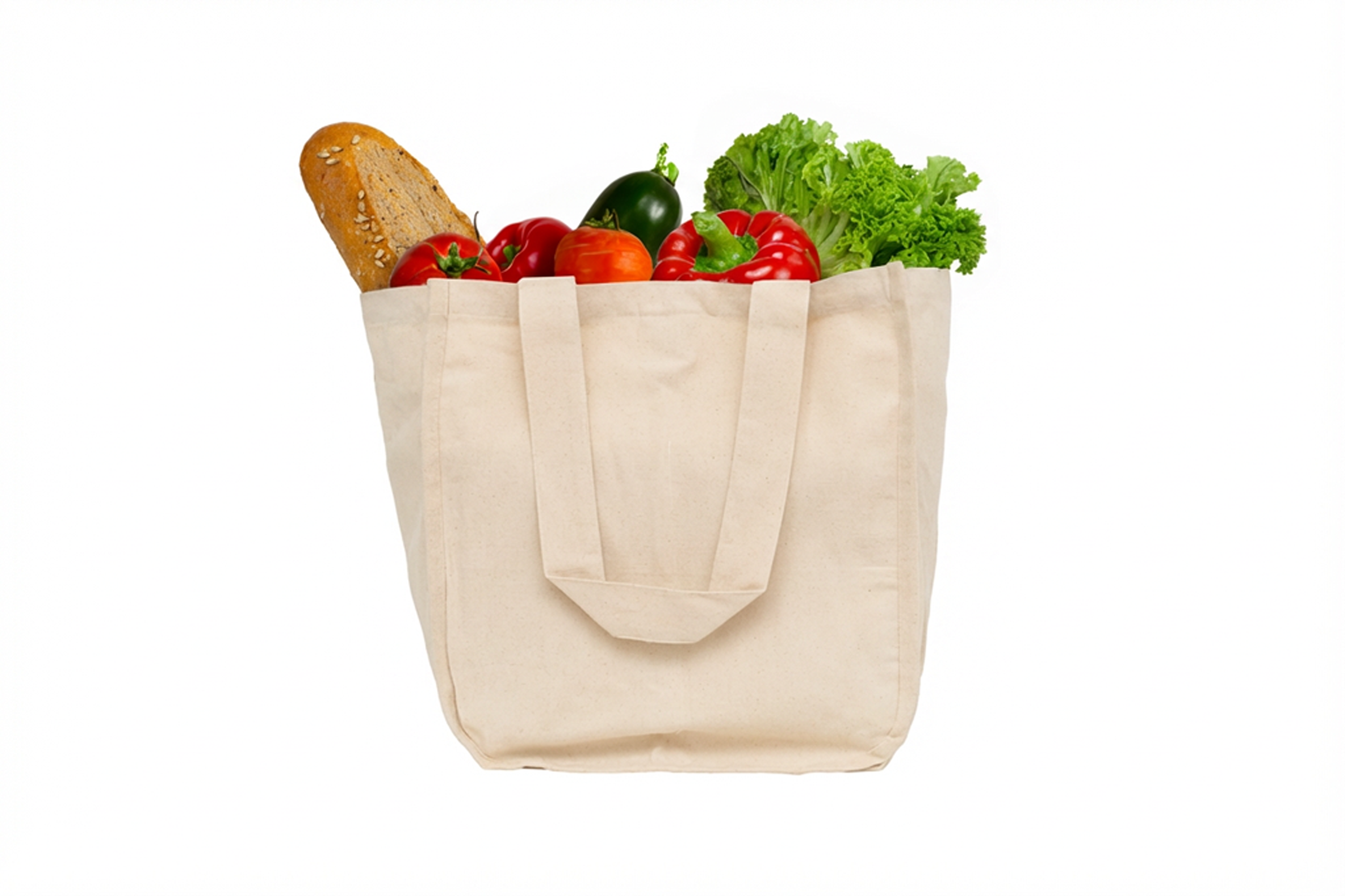 Canvas Grocery Tote Bags