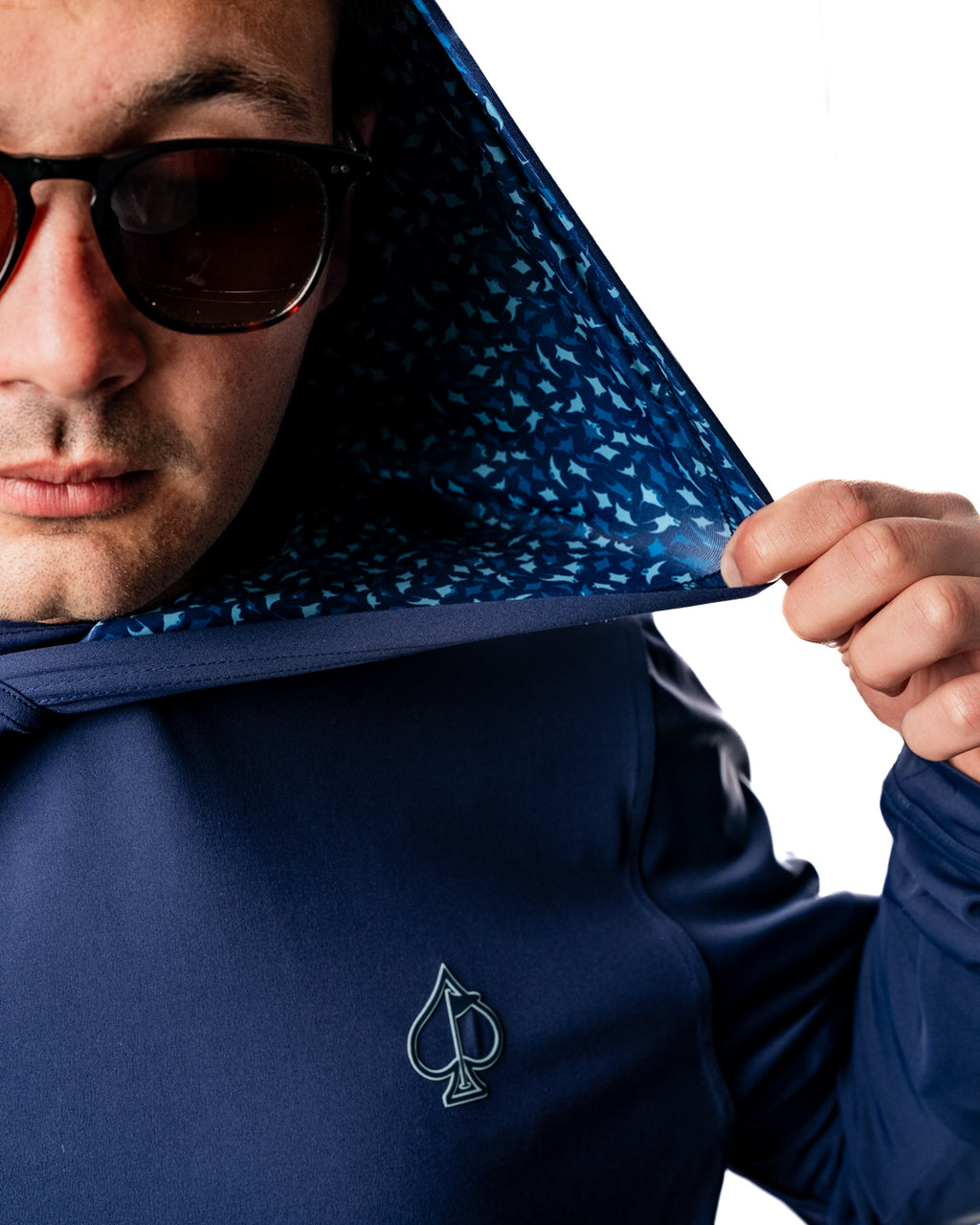 Performance Golf Hoodie - Manta Ray