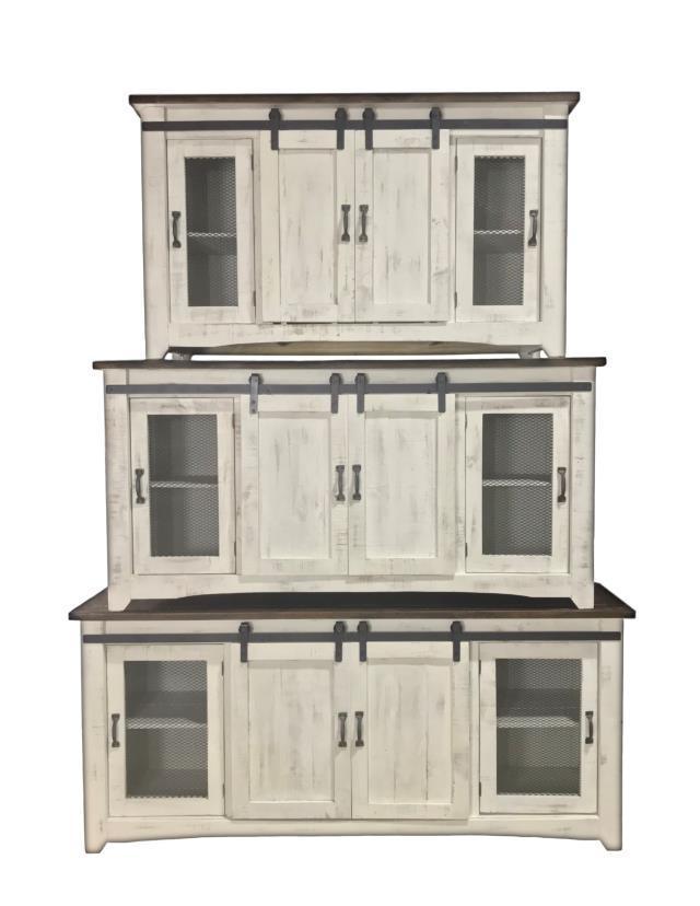 Mesh Solid Wood Tv Stand / Console