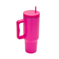 Monocolor Cold Cup Tumbler 40 Oz Handle Travel Mug