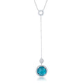 Lori 10.9ct CZ Classic Drop Lariat Necklace