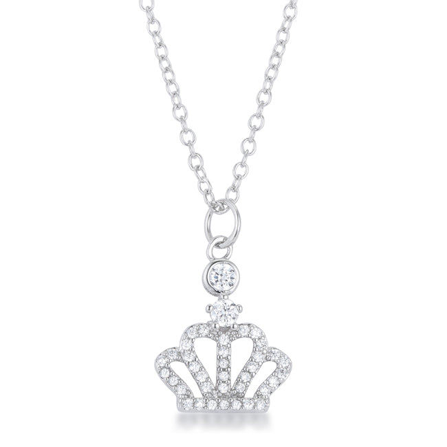 Jewelry Tabitha 0.5 ct Crown Pendant Necklace