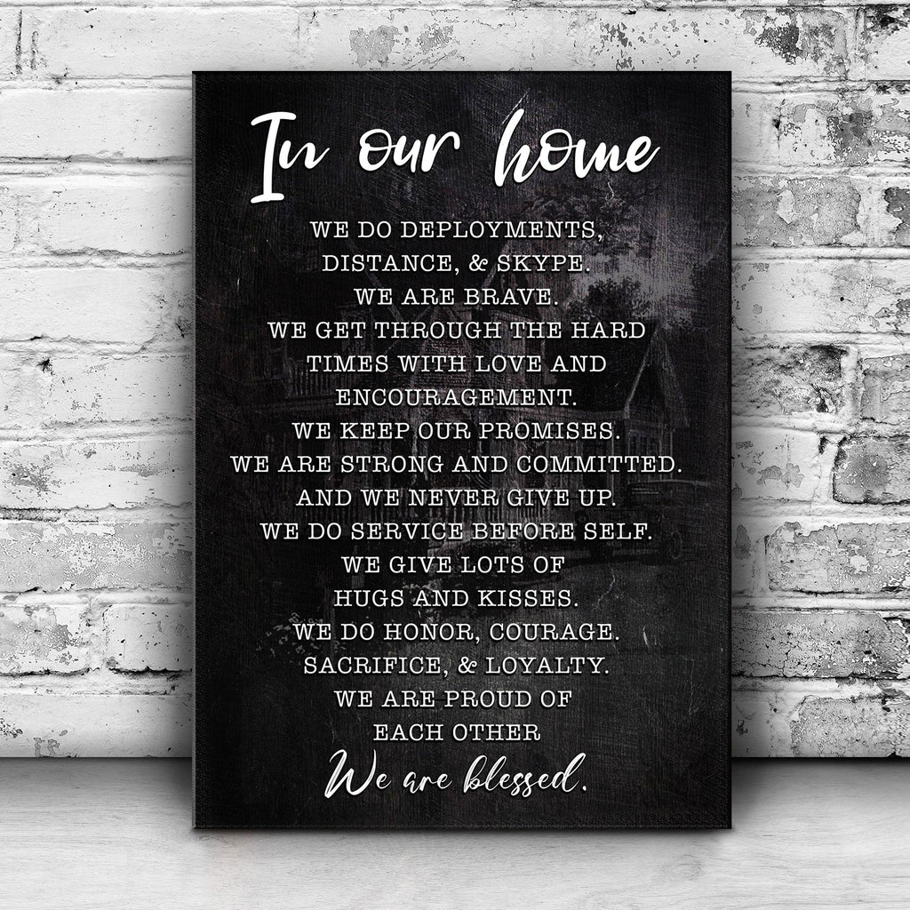In Our Home We Are Blessed Sign II