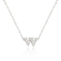 Avera Micro-Pave Initial W Pendant In Sterling Silver