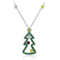 Avera Cubic Zirconia Christmas Pendant Holiday Jewelry