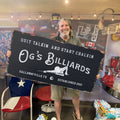 Billiards Room Sign
