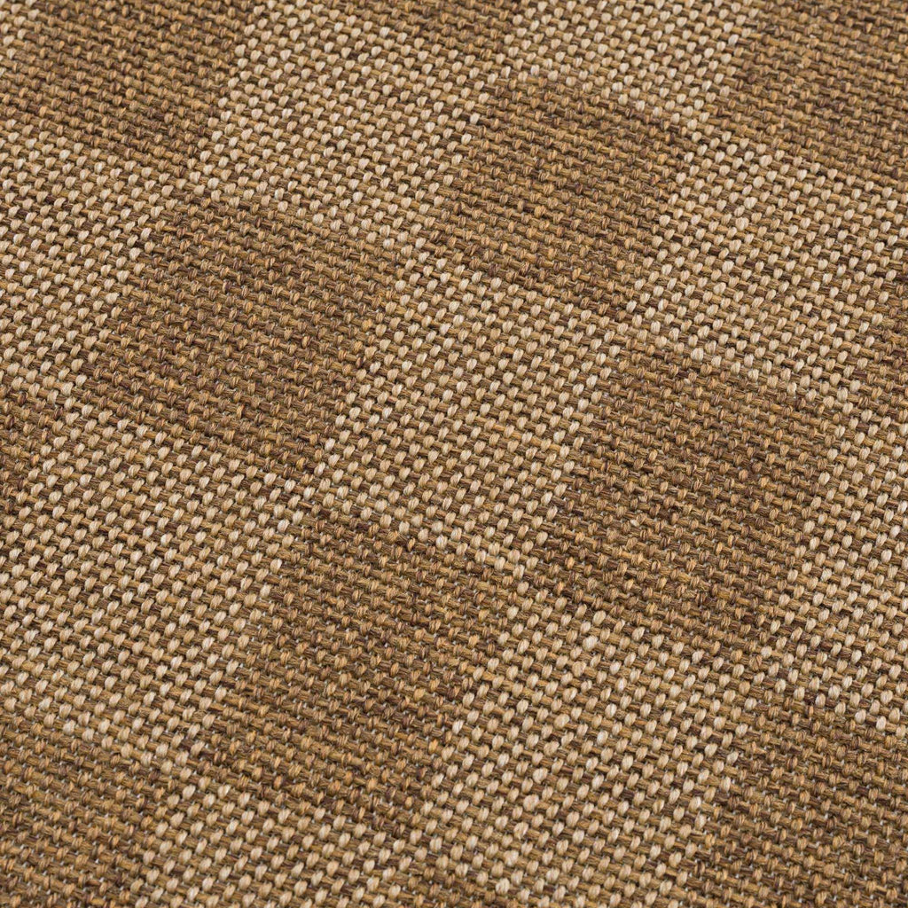 Kuval Checkered Brown Outdoor Rug