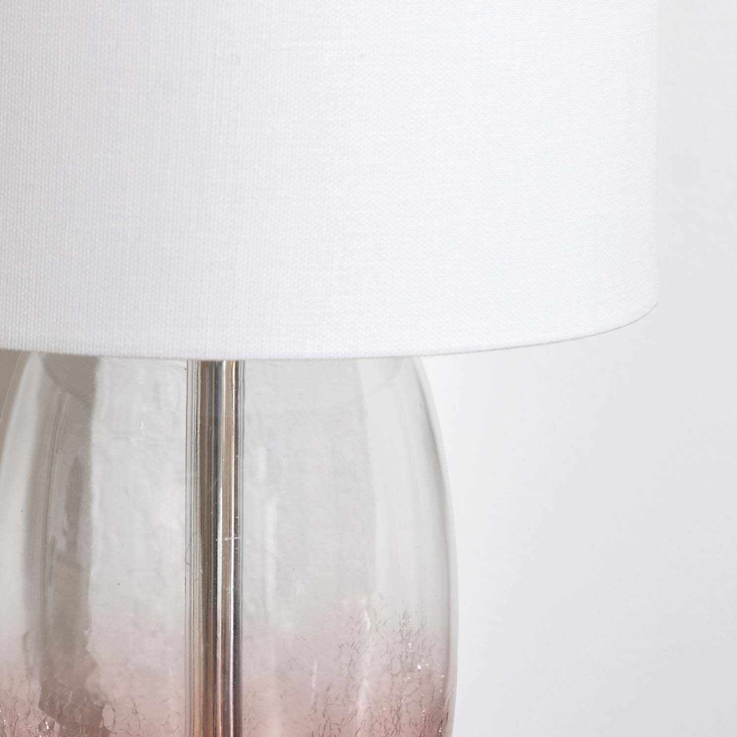Pertek White Glass Table Lamp - Clearance
