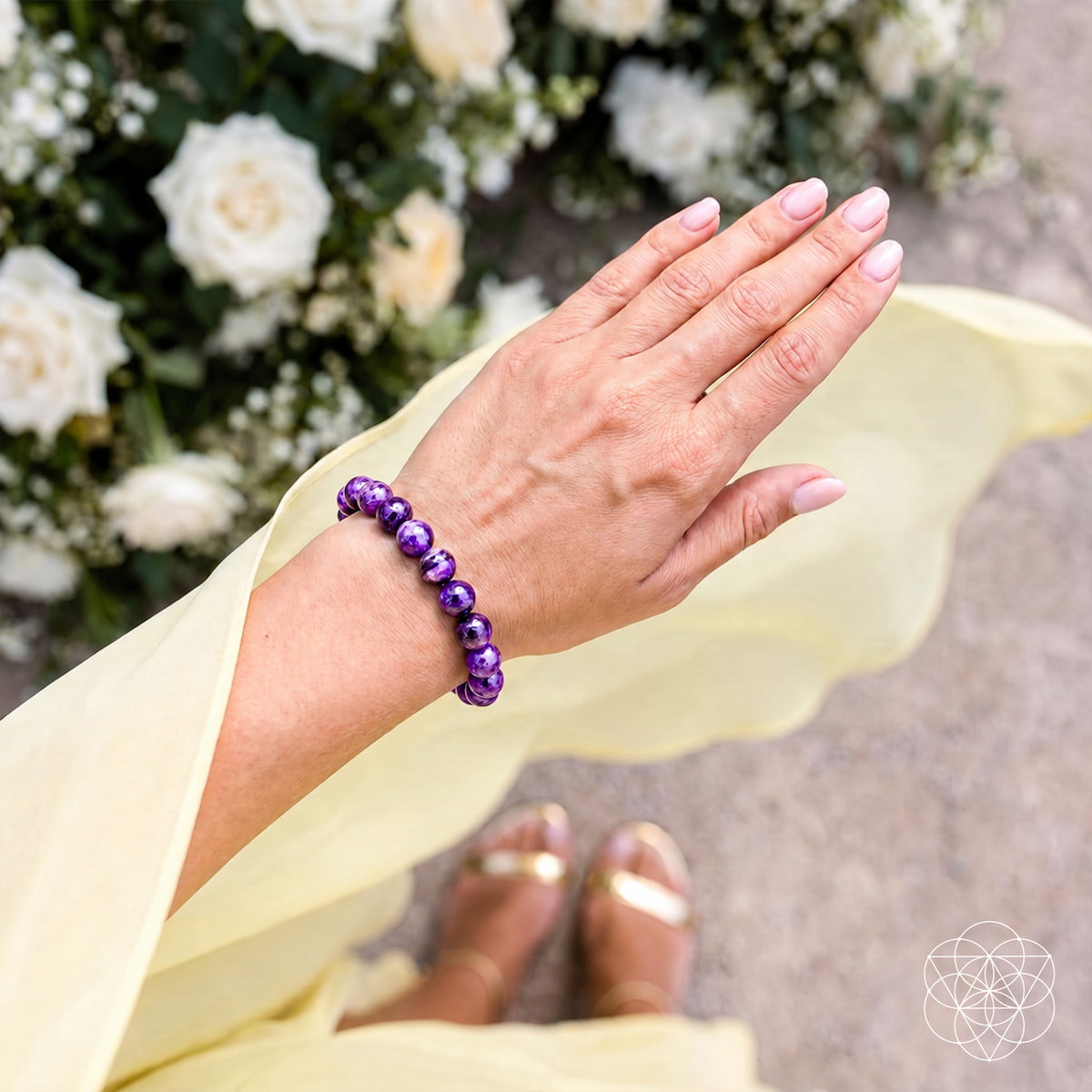 Unshakeable Intuition - Rare Siberian Charoite Bracelet