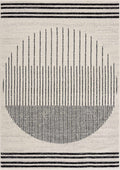 Angus Black&White Geometric Area Rug