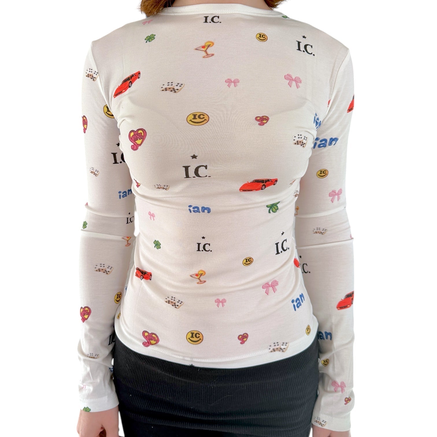 ic monogram shirt set