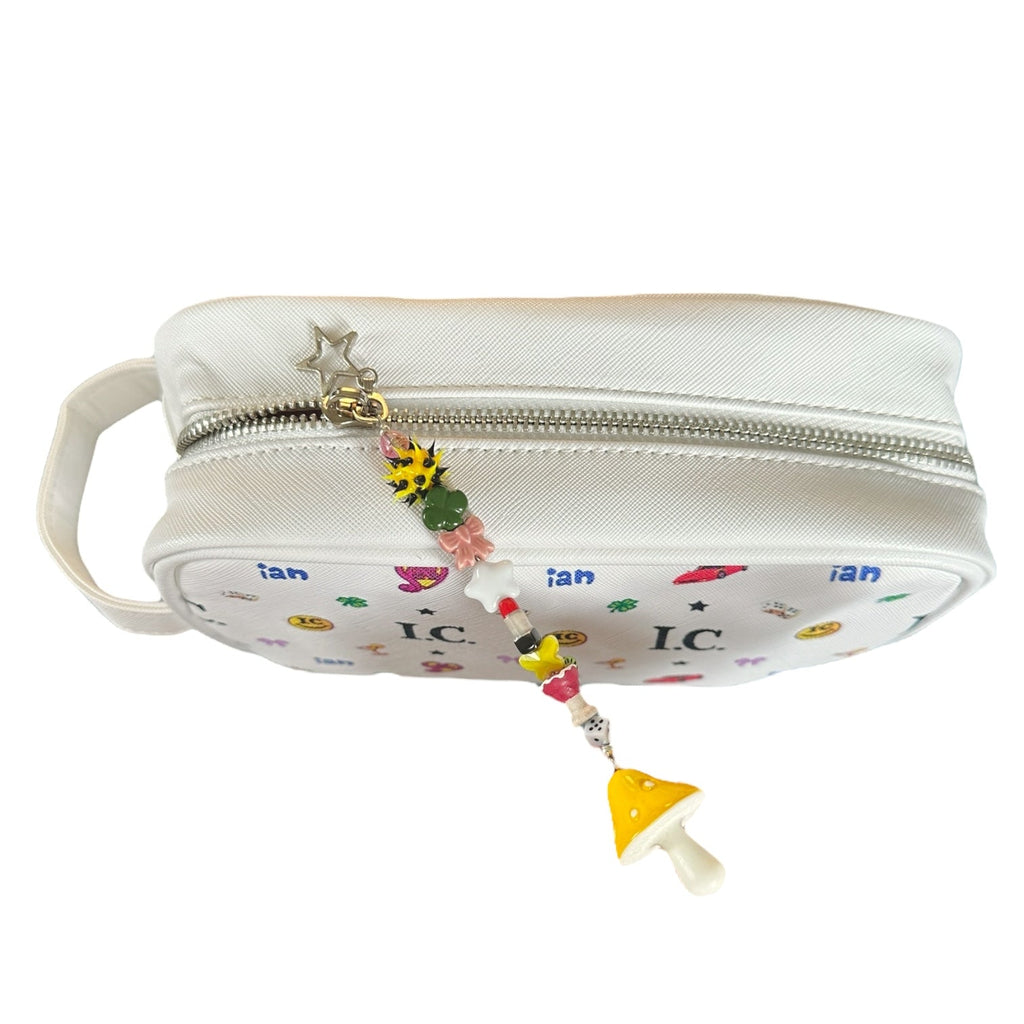 ic monogram pouch