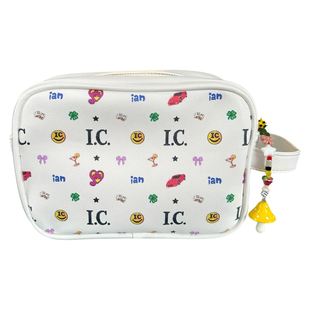 ic monogram pouch