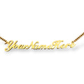the no nameplate necklace
