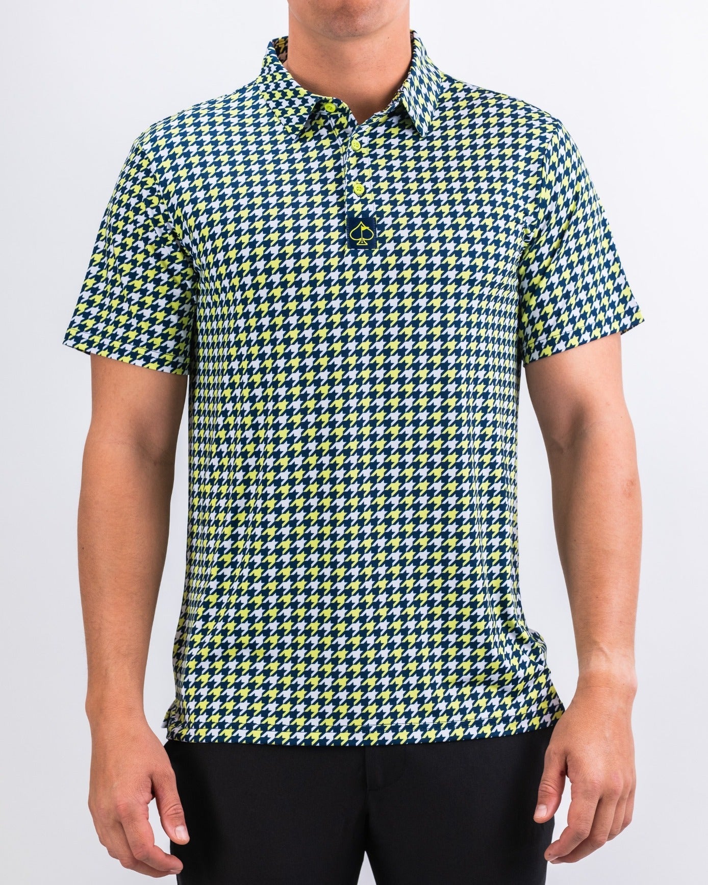 Houndstooth Lime