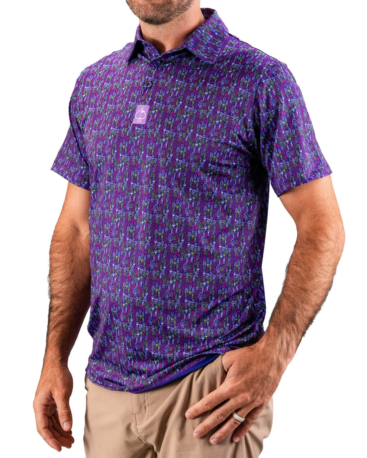 Doodle Guy Purple