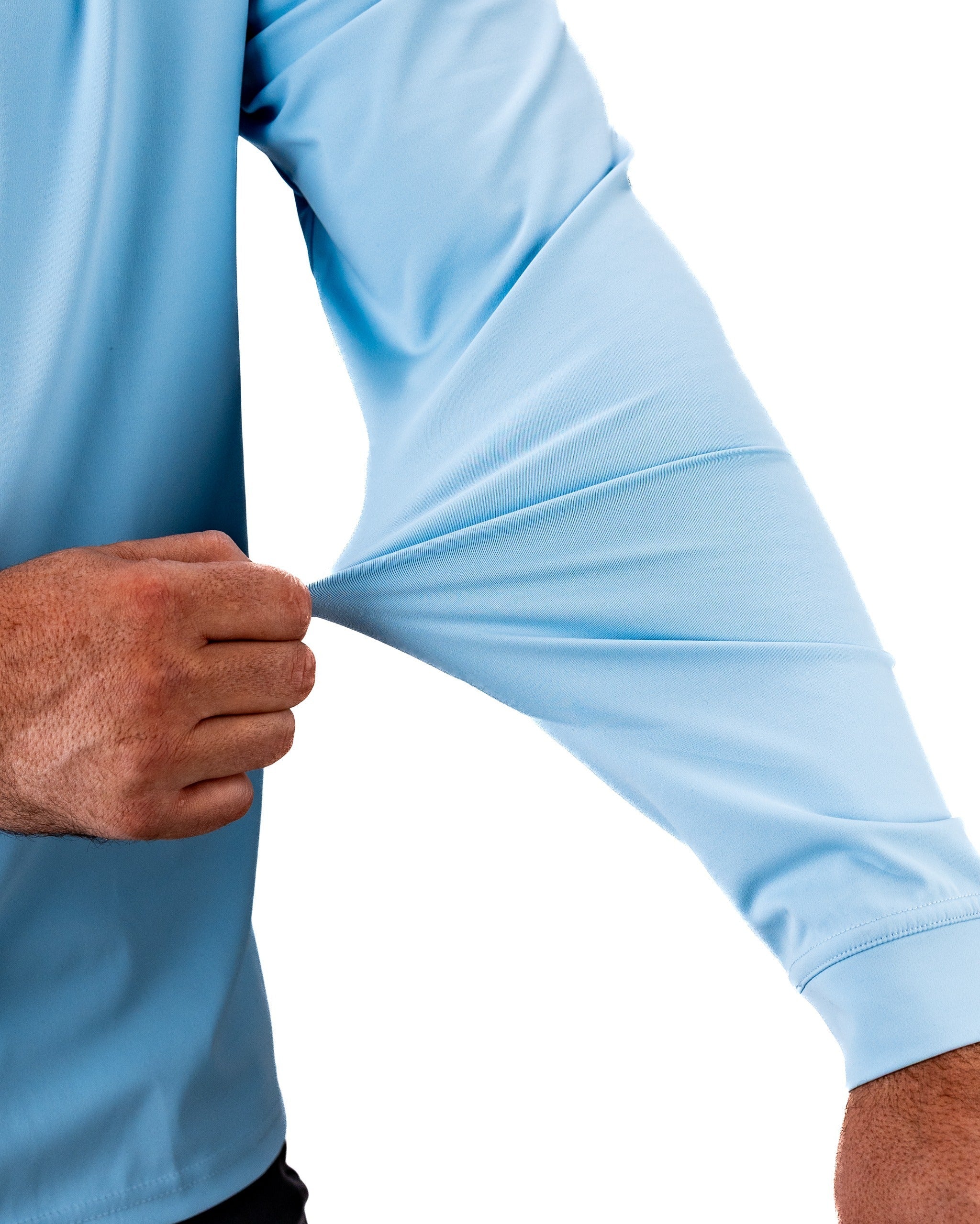 Performance Golf Hoodie - Squiggle Blue