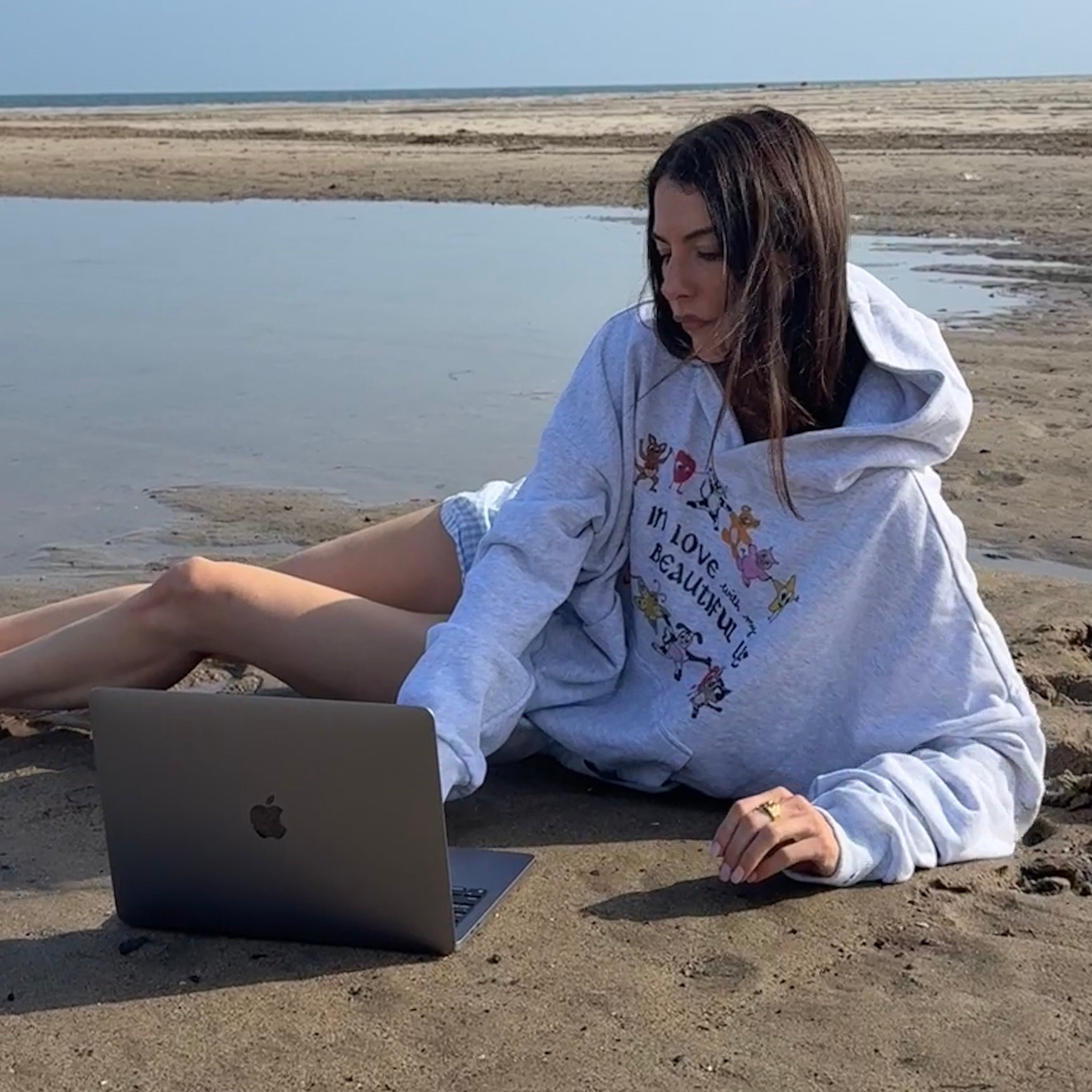 in love with my life (no notes) hoodie