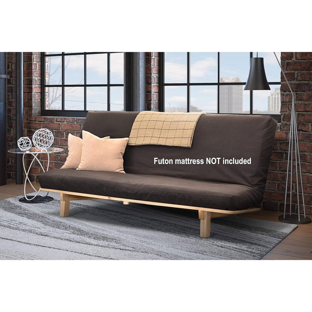 Queen size Solid Wood Futon Sofa Bed Frame - Made in the USA