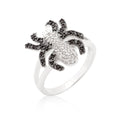 Avera Cubic Zirconia Spider Fashion Ring in Multi-Tone Finish