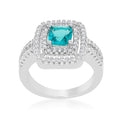 Avera Micro-Pave Vintage Ring in Turquoise and Aqua