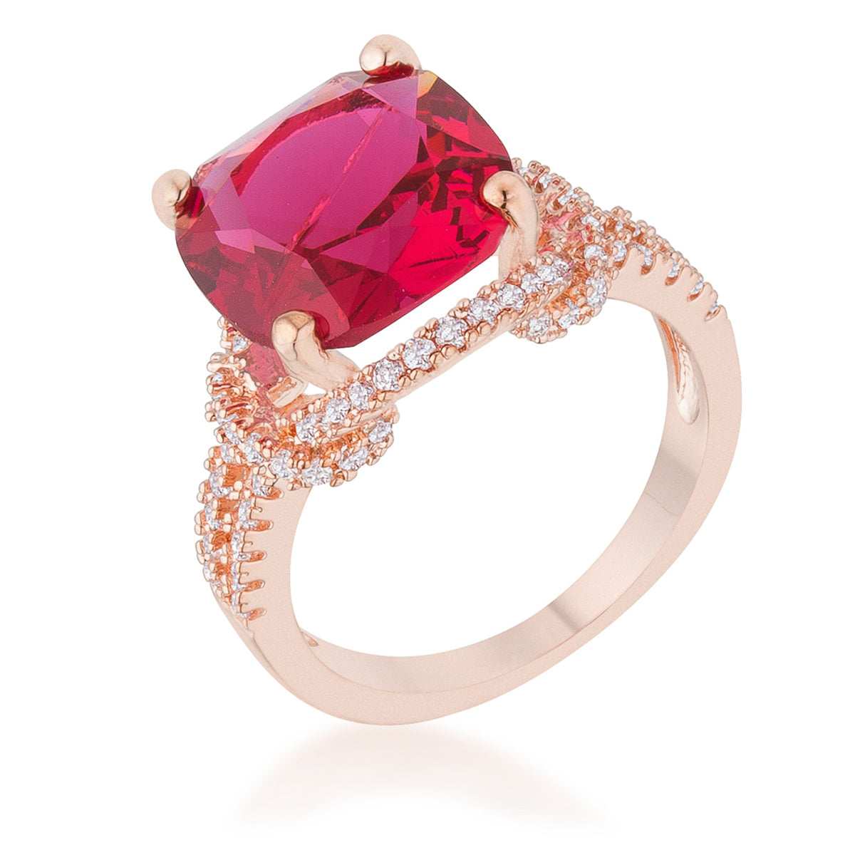 Avera Charlene 6.2ct Cubic Zirconia Classic Statement Ring
