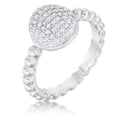 Avera Stunning Cubic Zirconia Statement Ring in Sterling Silver