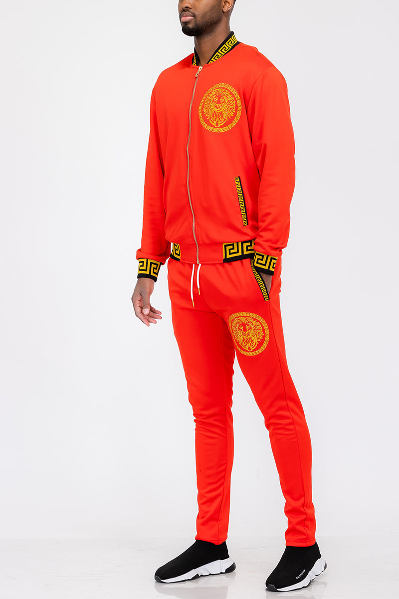 Men's Lion Head Track Set