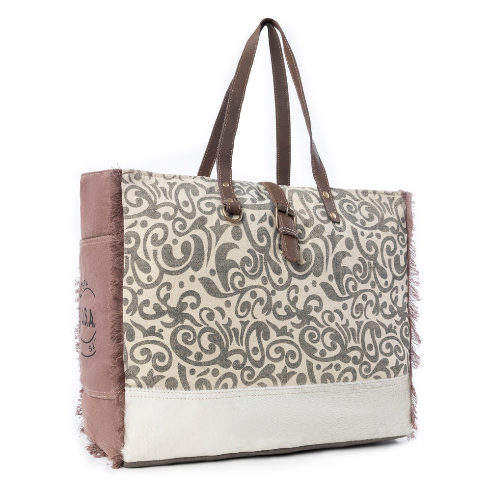 Floral Print Weekender Bag