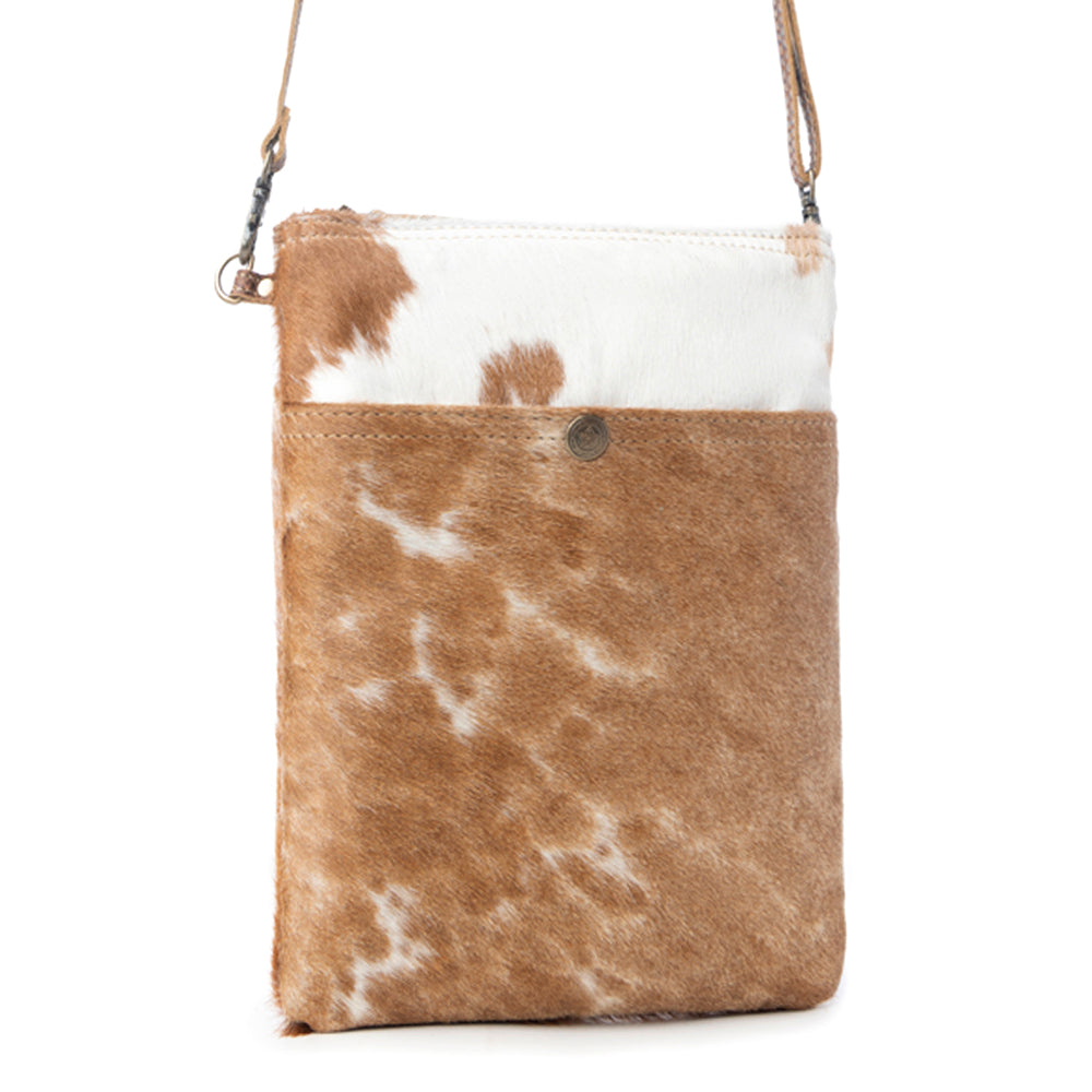 White & Cocoa Small And Cross Body Bag