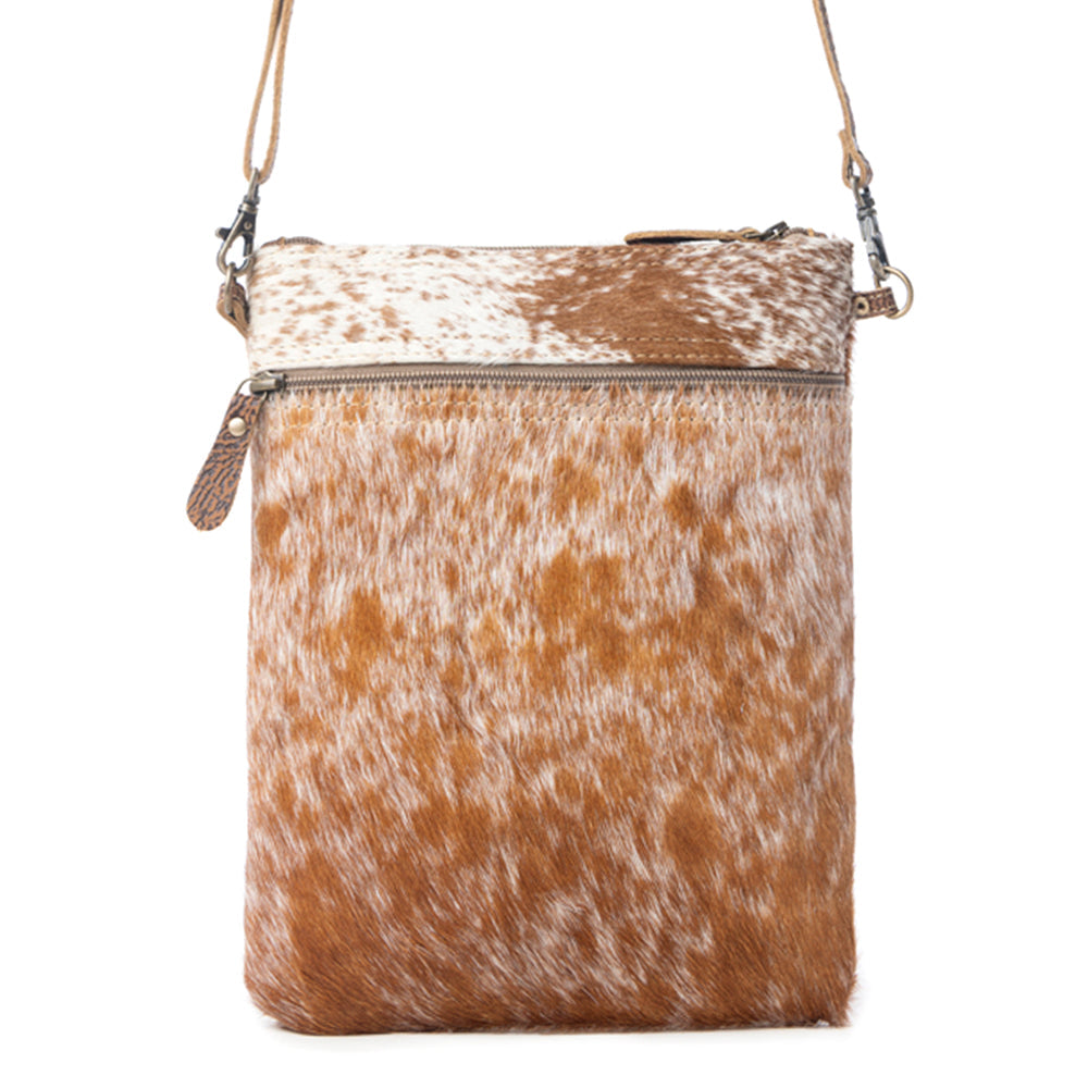 White & Cocoa Small And Cross Body Bag