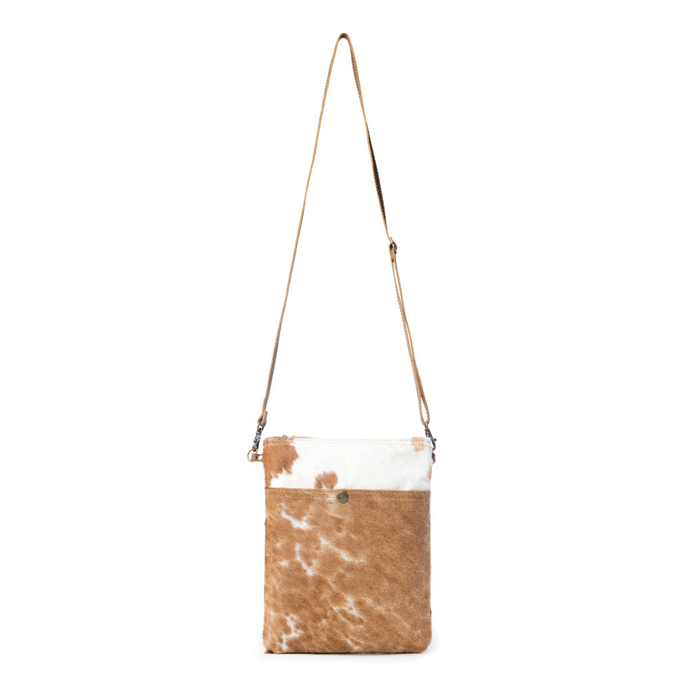 White & Cocoa Small And Cross Body Bag